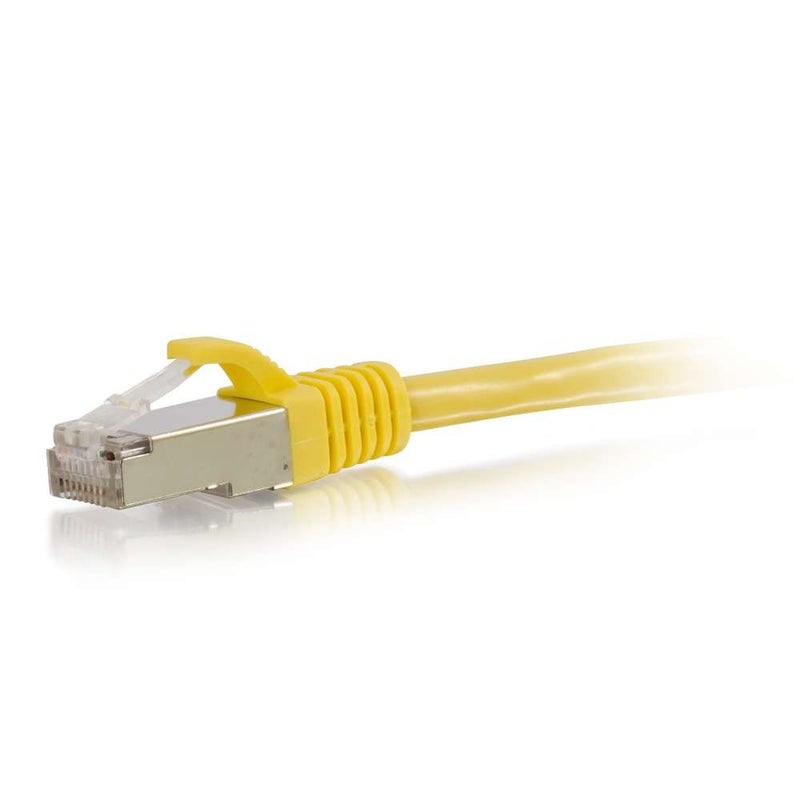 C2G Legrand Cat6 Ethernet Cable, Snagless Shielded Cat6a Patch Cable, Yellow Network Patch Cable, 2 Foot Snagless STP Ethernet Cable, 1 Count, C2G 00860 - Image 2